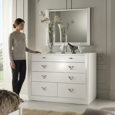 Comò armadio lusso comodini armadio scaffale consolle mobili armadio in legno Italia nuovo