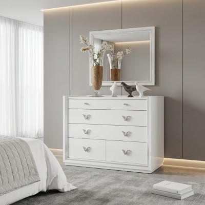 Comò armadio lusso comodini armadio scaffale consolle mobili armadio in legno Italia nuovo