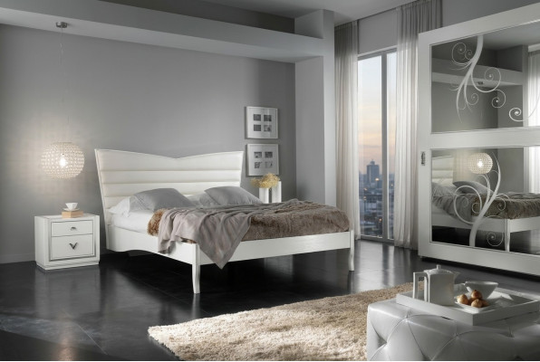 Camera da letto Letto Comodino Set Gruppo Letti Matrimoniali Letti Nuovo Set 3 pezzi.