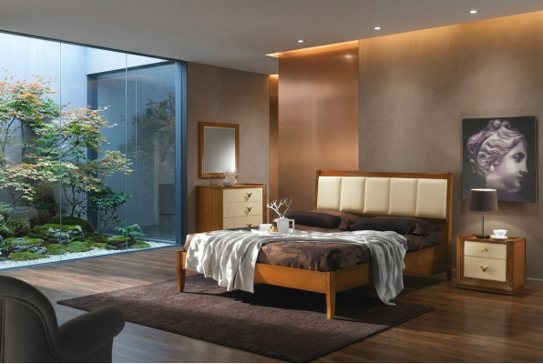 Letto Letti matrimoniali Letto moderno Struttura letto Letti Hotel Camera da letto Cornice letto Legno