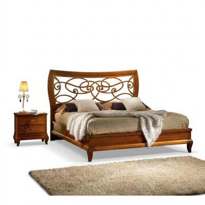 Letto Imbottito Design di lusso Letti Matrimoniali Letto d'Hotel Struttura Letto Matrimoniale in Legno Mobili