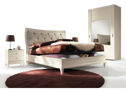 Camera da letto Letto Comodino Letti matrimoniali Struttura letto moderna Set di letti 3 pezzi.