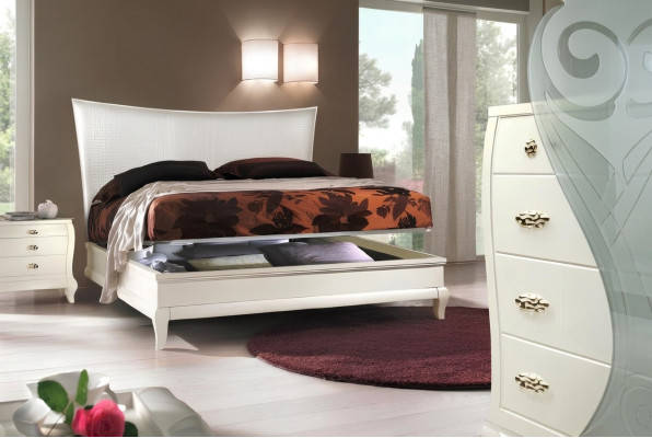 Letto Contenitore letto Letti Matrimoniali Struttura Letto Letti Matrimoniali Cornice del letto Legno Hotel Nuovo