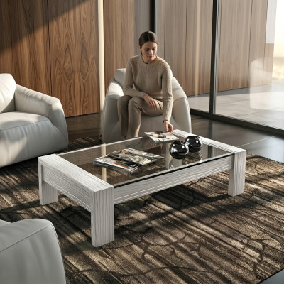 Tavolino da salotto Tavolo Tavolino Design Soggiorno Legno Caffè Divano Italiano