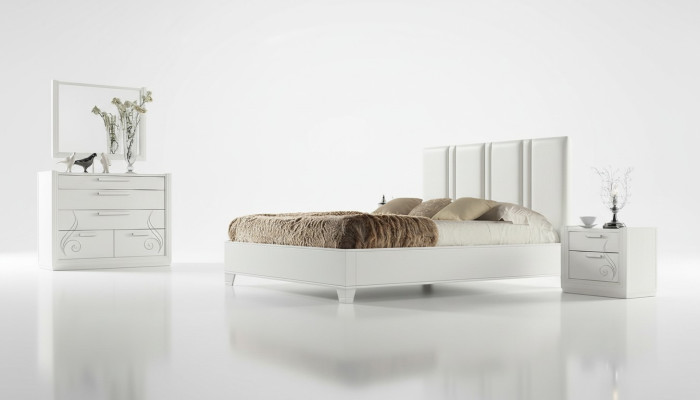 Letto matrimoniale moderno, struttura letto, letti matrimoniali, cornice letto, design imbottito nuovo.