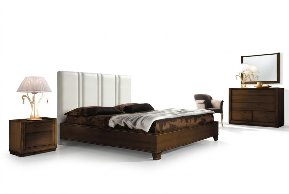 Letto Letti matrimoniali Moderno Struttura letto Letti matrimoniali Cornice del letto Imbottito Design nuovo