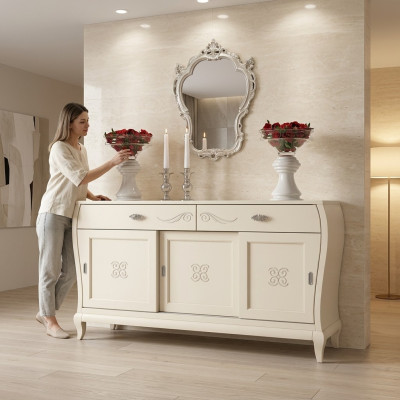 Mobiletto armadio lusso comò armadio scaffale console mobile armadio in legno Italia nuovo.