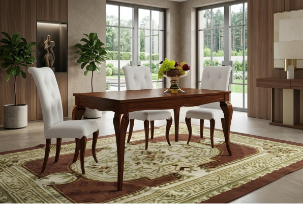 Mesa da pranzo allungabile in legno tavoli design moderno sala da pranzo mobili di lusso