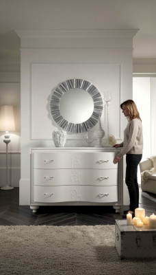 Comò Designer Comò Madia Sideboard Armadio Scaffale Lusso Moderno Legno