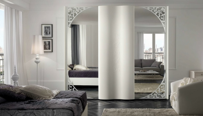 Armadio guardaroba Armadio di lusso con ante scorrevoli Design per camere da letto Armadi in legno Nuovo
