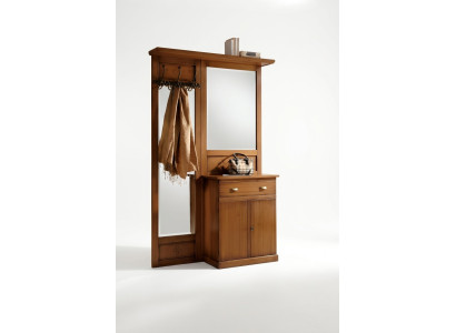 Cabina Appendiabiti Scaffale Armadio Armadio per abiti Mobili Armadi Appendiabiti Credenza Legno