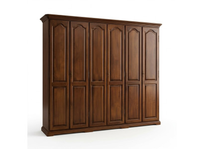 Legno massello Vaccari cav giovanni Armadio a porta scorrevole per camera da letto