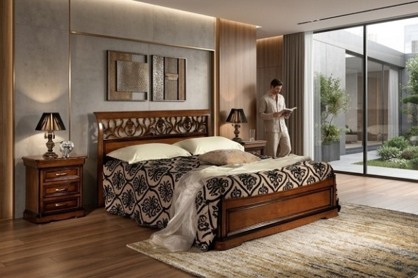 Letto Mobili Letto Matrimoniale Legno Naturale Mobili Camera da Letto Design Letti Mobili Italia