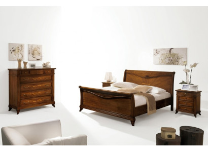 Letto classico di lusso Chesterfield in pelle per camera da letto in stile antico per hotel.
