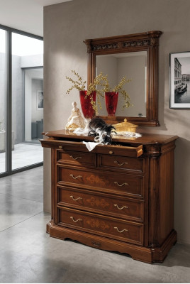 Comò credenza credenza credenze in legno massello armadio mobili comò marrone
