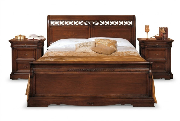 Comodino in legno massiccio armadio Mobile Letto Doppio Mobile Camera da Letto Italia 3 pezzi