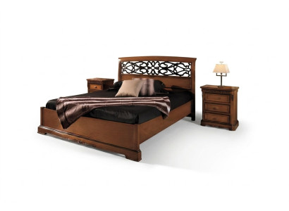 Camera da letto, set di mobili in stile italiano, comodino, legno massiccio, 3 pezzi.