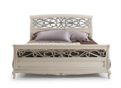 Letto camera da letto Mobili Letto matrimoniale Design Letti Legno massello Vaccari cav giovanni