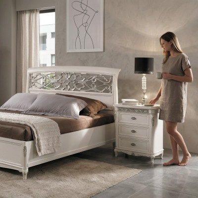 Comodino con 3 cassetti Armadio in legno Design Vaccari cav giovanni Nuovo