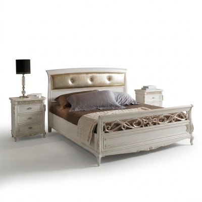 Camera da letto Mobili Arredamento Set completo di 3 pezzi Letto Comodini Italia Nuovo