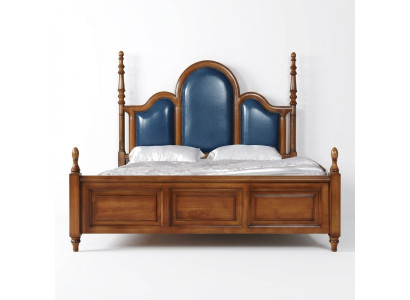 Letto matrimoniale in legno imbottito di lusso per camera da letto Letti matrimoniali Cornice del letto matrimoniale