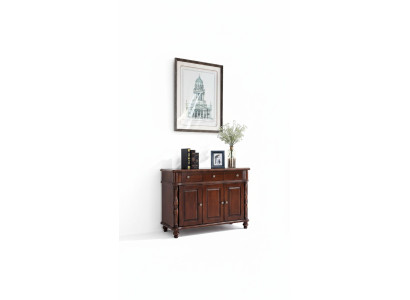 Comò marrone credenza credenza in legno massello mobile design.