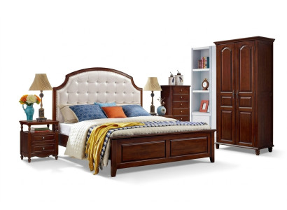 Letto mobili legno design Letti massicci Letto matrimoniale Camera da letto classica