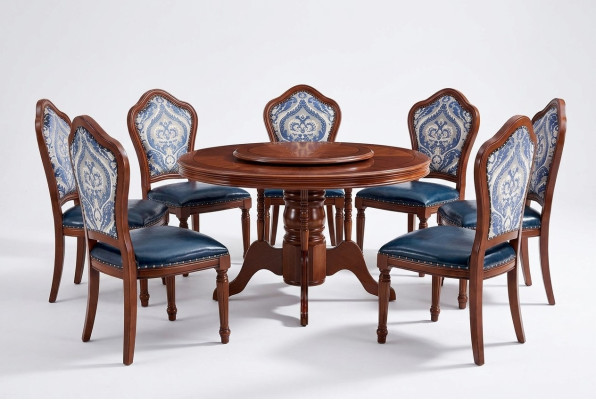 Set da pranzo tavolo e sedie da pranzo 6 sedie con schienale gruppi da pranzo in legno