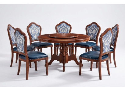 Set da pranzo tavolo e sedie da pranzo 6 sedie con schienale gruppi da pranzo in legno
