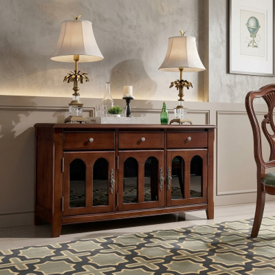 Comò Sideboard Sala da pranzo Design Arredamento Mobile basso Comodini Mobili Credenza
