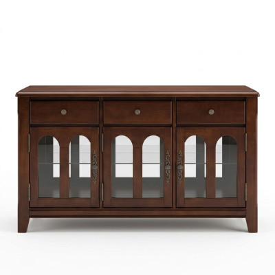 Comò Sideboard Sala da pranzo Design Arredamento Mobile basso Comodini Mobili Credenza