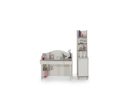 Libreria Scrivania Mobili per la camera dei giovani Scaffali in camera da letto per bambini Set di 2 pezzi