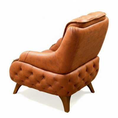 Poltrona seduta design moderno soggiorno imbottita monoposto relax stile