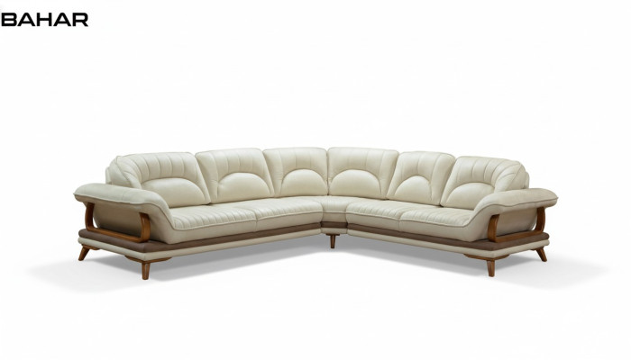 Design tessuto divano a L a forma di divano Design imbottito Classico divano angolare
