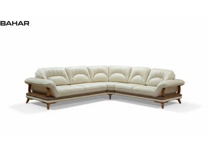 Design tessuto divano a L a forma di divano Design imbottito Classico divano angolare