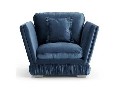 Sedia Divano Imbottito Tessuto Designer Posto a sedere Imbottitura Seduta Divani Singola velluto