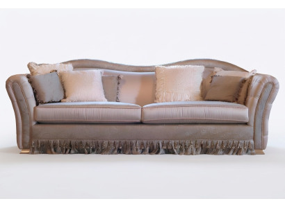 Chesterfield Classico divano a tre posti, divano in tessuto per soggiorno.