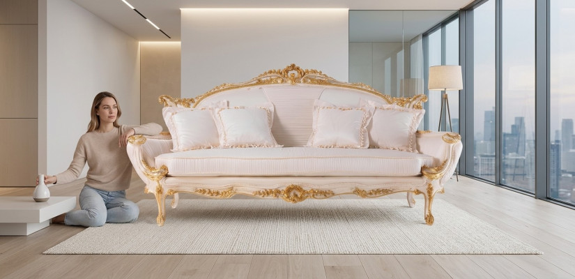 Divano Chesterfield Imbottitura Divano Triplo 3 Posti Sofà Mobili Italiani