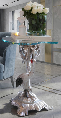 Tavolino di lusso in legno Mobili classici Tavoli barocchi e rococò Tavolino da caffè