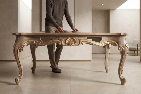 Tavolino di lusso in legno Mobili Tavoli Tavolo moderno Tavolino Nuovo Arredamento