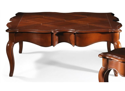 Tavolino xxl in legno massello 112x112cm. Mobili. Arredamento italiano. Tavoli.
