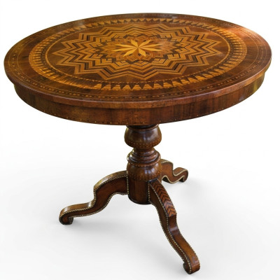 Tavolo da pranzo Tavolo rotondo Set soggiorno sala da pranzo in legno Design Tavoli Rotondi Nuovi