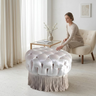 Clubhocker Mobili del salotto Sedia di design imbottita Soggiorni classici Italia