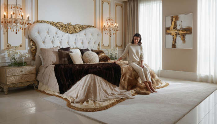 Chesterfield testiera del letto Letti Imbottiti Mobili per hotel Arredamento Italiano