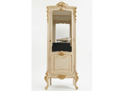 Mobili Vetrine in legno massiccio con vetro Armadio in vero legno credenza Vetrina Soggiorno