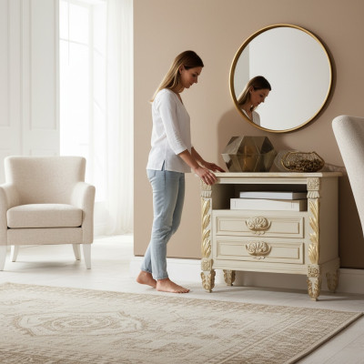 Comodini Gruppi Letti Mobili in Legno Camera da Letto Arredamento Italiano Nuovo