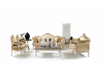 Sofà design gruppo divano Moderno Lusso elegante Set divani 3 posti + 2 posti + 1 posto