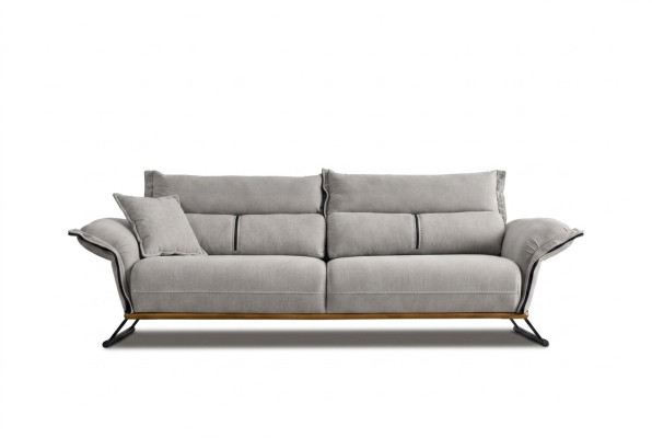 Divano a 3 posti design moderno Divano imbottito singolo Relax a tre posti Nuovo
