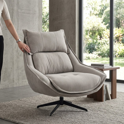 Sedia girevole di lusso Poltrona Loft Mobili Design Sedia Divano Monoposto Divano
