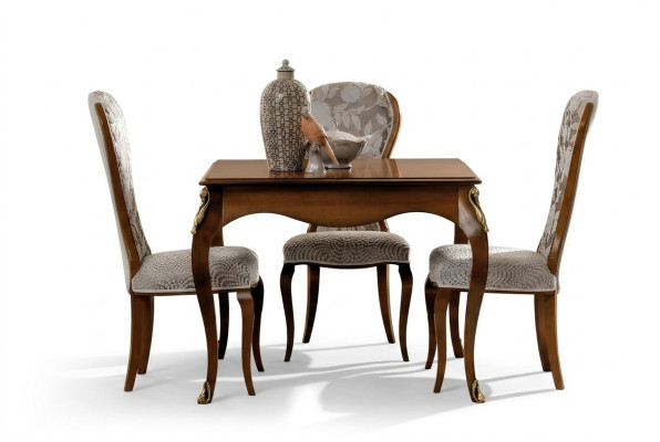 Set completo tavolo da pranzo 4 sedie Set da pranzo Gruppo da pranzo in legno Tavolo Tavoli 5 pezzi